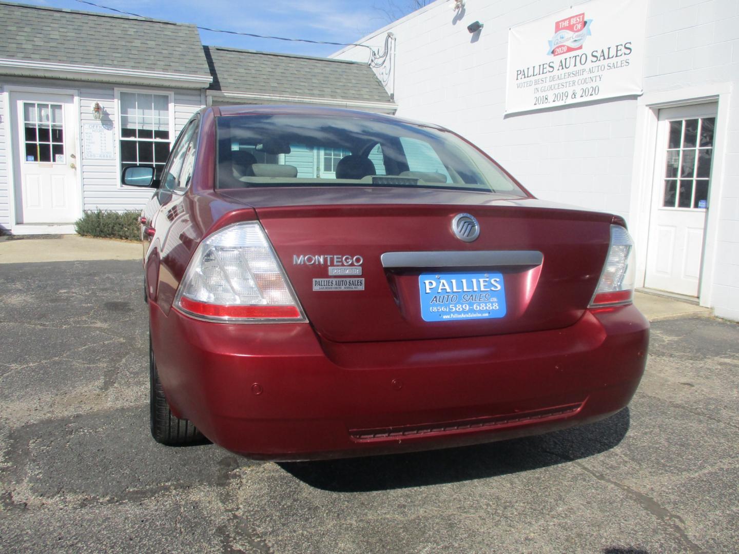 2005 RED Mercury Montego (1MEFM421X5G) with an 3.0L L4 DOHC 16V engine, AUTOMATIC transmission, located at 540a Delsea Drive, Sewell, NJ, 08080, (856) 589-6888, 39.752560, -75.111206 - Photo#3